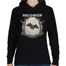 PRINTFASHION HALLOWEEN DENEVÉR - Női kapucnis pulóver - Fekete