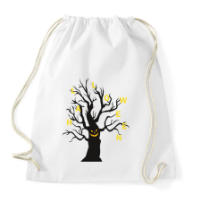 PRINTFASHION Halloween fa - Sportzsák, Tornazsák - Fehér tornazsák