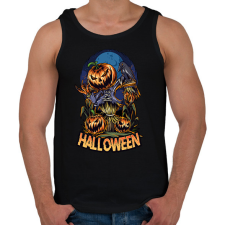 PRINTFASHION halloween - Férfi atléta - Fekete atléta, trikó