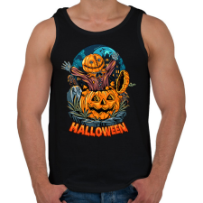 PRINTFASHION halloween - Férfi atléta - Fekete atléta, trikó