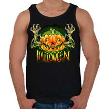 PRINTFASHION halloween - Férfi atléta - Fekete atléta, trikó