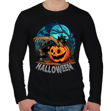 PRINTFASHION halloween - Férfi hosszú ujjú póló - Fekete férfi póló