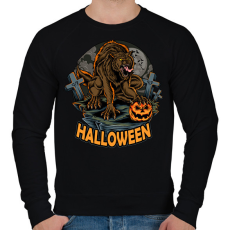 PRINTFASHION halloween - Férfi pulóver - Fekete