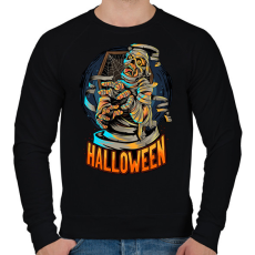 PRINTFASHION halloween - Férfi pulóver - Fekete