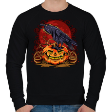 PRINTFASHION halloween - Férfi pulóver - Fekete