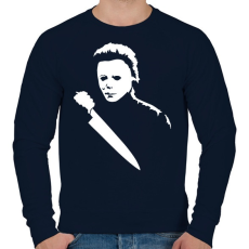 PRINTFASHION halloween - Férfi pulóver - Sötétkék