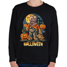 PRINTFASHION Halloween - Gyerek pulóver - Fekete gyerek pulóver, kardigán