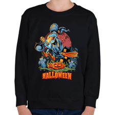 PRINTFASHION Halloween - Gyerek pulóver - Fekete gyerek pulóver, kardigán