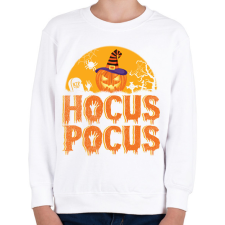PRINTFASHION Halloween hocus pocus - Gyerek pulóver - Fehér gyerek pulóver, kardigán