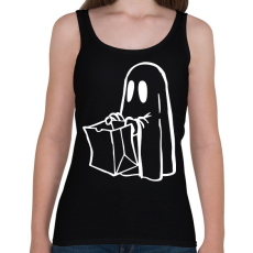 PRINTFASHION Halloween-i szellem - Női atléta - Fekete