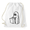 PRINTFASHION Halloween-i szellem - Sportzsák, Tornazsák - Fehér