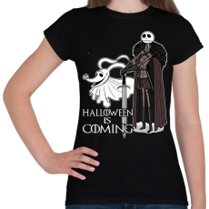 PRINTFASHION Halloween is coming - Női póló - Fekete