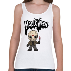 PRINTFASHION Halloween Jason Voorhees - Női atléta - Fehér