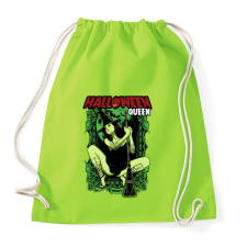 PRINTFASHION Halloween királynő - Sportzsák, Tornazsák - Limezöld tornazsák