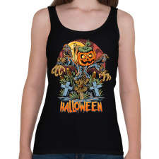 PRINTFASHION Halloween - Női atléta - Fekete női trikó