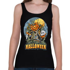 PRINTFASHION Halloween - Női atléta - Fekete női trikó