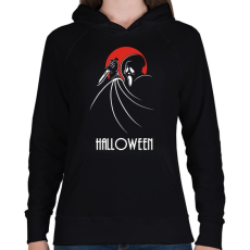 PRINTFASHION Halloween - Női kapucnis pulóver - Fekete