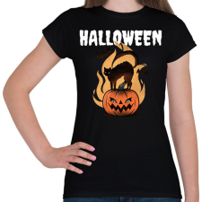 PRINTFASHION HALLOWEEN - Női póló - Fekete női póló