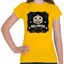 PRINTFASHION Halloween - Női póló - Sárga női póló