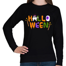 PRINTFASHION Halloween - Női pulóver - Fekete női pulóver, kardigán