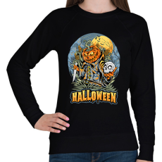 PRINTFASHION Halloween - Női pulóver - Fekete