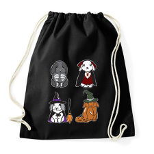 PRINTFASHION halloween nyuszik - Sportzsák, Tornazsák - Fekete tornazsák