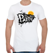 PRINTFASHION Halloween Party - Férfi póló - Fehér férfi póló