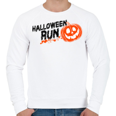 PRINTFASHION HALLOWEEN RUN - Férfi pulóver - Fehér
