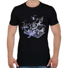 PRINTFASHION halloween stories - Férfi póló - Fekete férfi póló