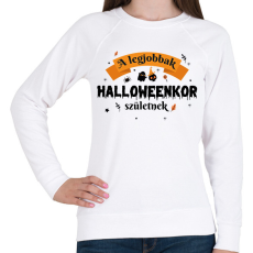PRINTFASHION Halloween szülinap - Női pulóver - Fehér