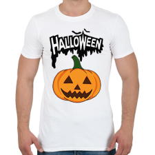 PRINTFASHION Halloween tök - Férfi póló - Fehér férfi póló