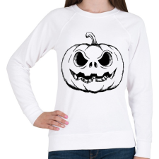 PRINTFASHION Halloween tök - Női pulóver - Fehér női póló