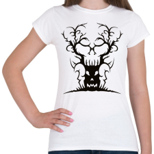 PRINTFASHION Halloween tree - Női póló - Fehér női póló