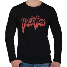 PRINTFASHION Halloween Véres - Férfi hosszú ujjú póló - Fekete férfi póló