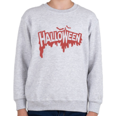 PRINTFASHION Halloween Véres - Gyerek pulóver - Sport szürke