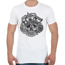 PRINTFASHION Halott király - Férfi póló - Fehér férfi póló