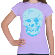 PRINTFASHION Halott tenger - Női póló - Viola