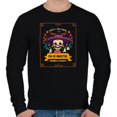 PRINTFASHION Halottak napja - Férfi pulóver - Fekete