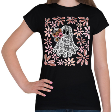 PRINTFASHION haloween csipkés - Női póló - Fekete női póló