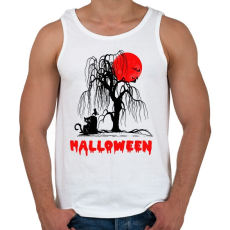 PRINTFASHION HALOWEEN - Férfi atléta - Fehér