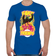 PRINTFASHION Hamis barát - Férfi póló - Királykék