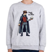 PRINTFASHION Hamlet - Gyerek pulóver - Sport szürke gyerek pulóver, kardigán