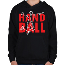 PRINTFASHION Handball - Man - Gyerek kapucnis pulóver - Fekete gyerek pulóver, kardigán