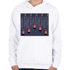 PRINTFASHION Hangmérnök - Gyerek kapucnis pulóver - Fehér