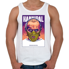 PRINTFASHION Hannibal - Férfi atléta - Fehér