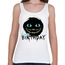 PRINTFASHION Happy Birthday - Horror - Női atléta - Fehér női trikó