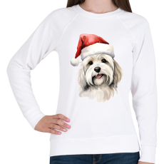 PRINTFASHION Happy Dog 5 - Női pulóver - Fehér
