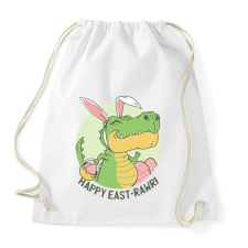 PRINTFASHION Happy East-rawr! - Sportzsák, Tornazsák - Fehér tornazsák