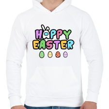 PRINTFASHION Happy Easter - Among Us - Férfi kapucnis pulóver - Fehér férfi pulóver, kardigán