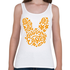 PRINTFASHION Happy Easter bunny - Női atléta - Fehér